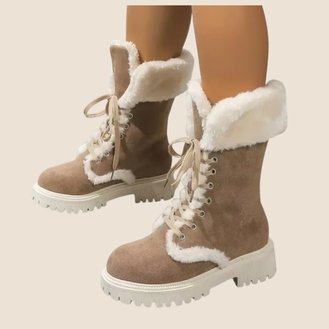 Sneeuwlaarzen Winter Nieuwe Vintage Dikke Zool