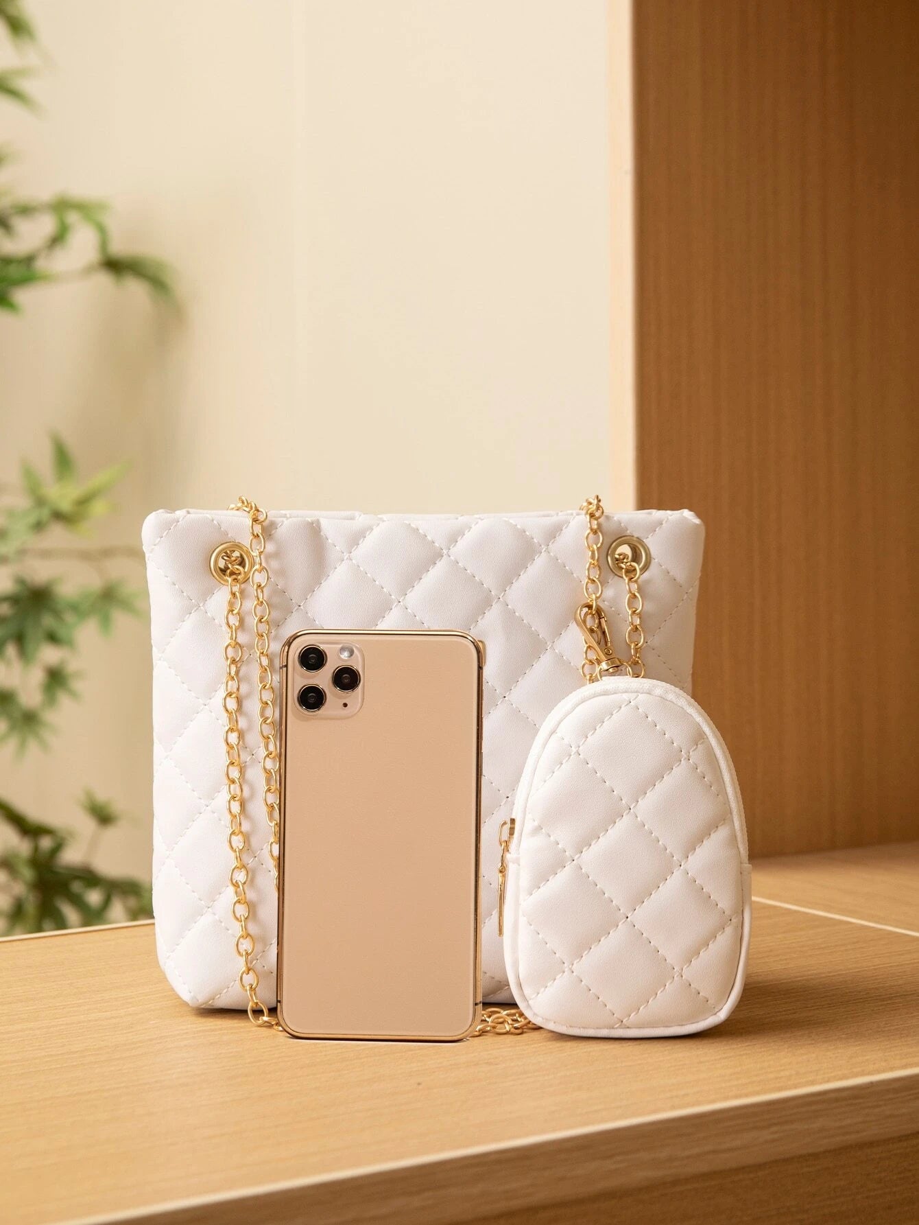 2Pcs Women'S Combo Bags Handbags Shoulder Bags Handbags Small Bags,School Bag Set,Portable,Classic Casual,Business Casual,For Teen Girls Women College Students,White-Collar Workers,College,Perfect for Office,Elementary School, School Bag with Pouch for Women