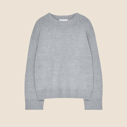 Gebreide trui van wolmix met ronde hals