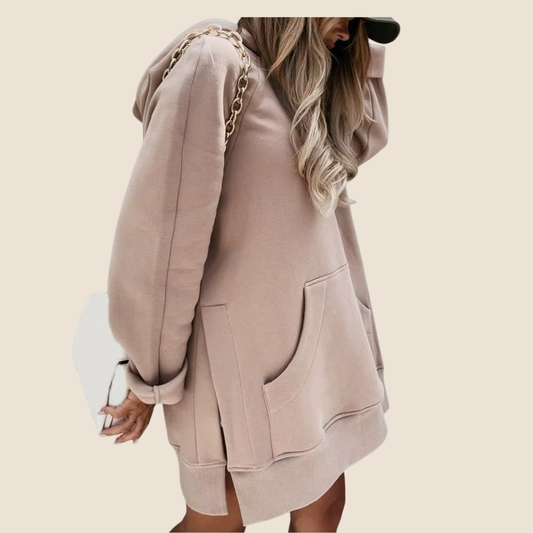 Dames Hoodie – Casual Hooded Pullover met Lange Mouwen voor Herfst en Winter