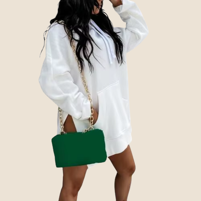 Dames Hoodie – Casual Hooded Pullover met Lange Mouwen voor Herfst en Winter