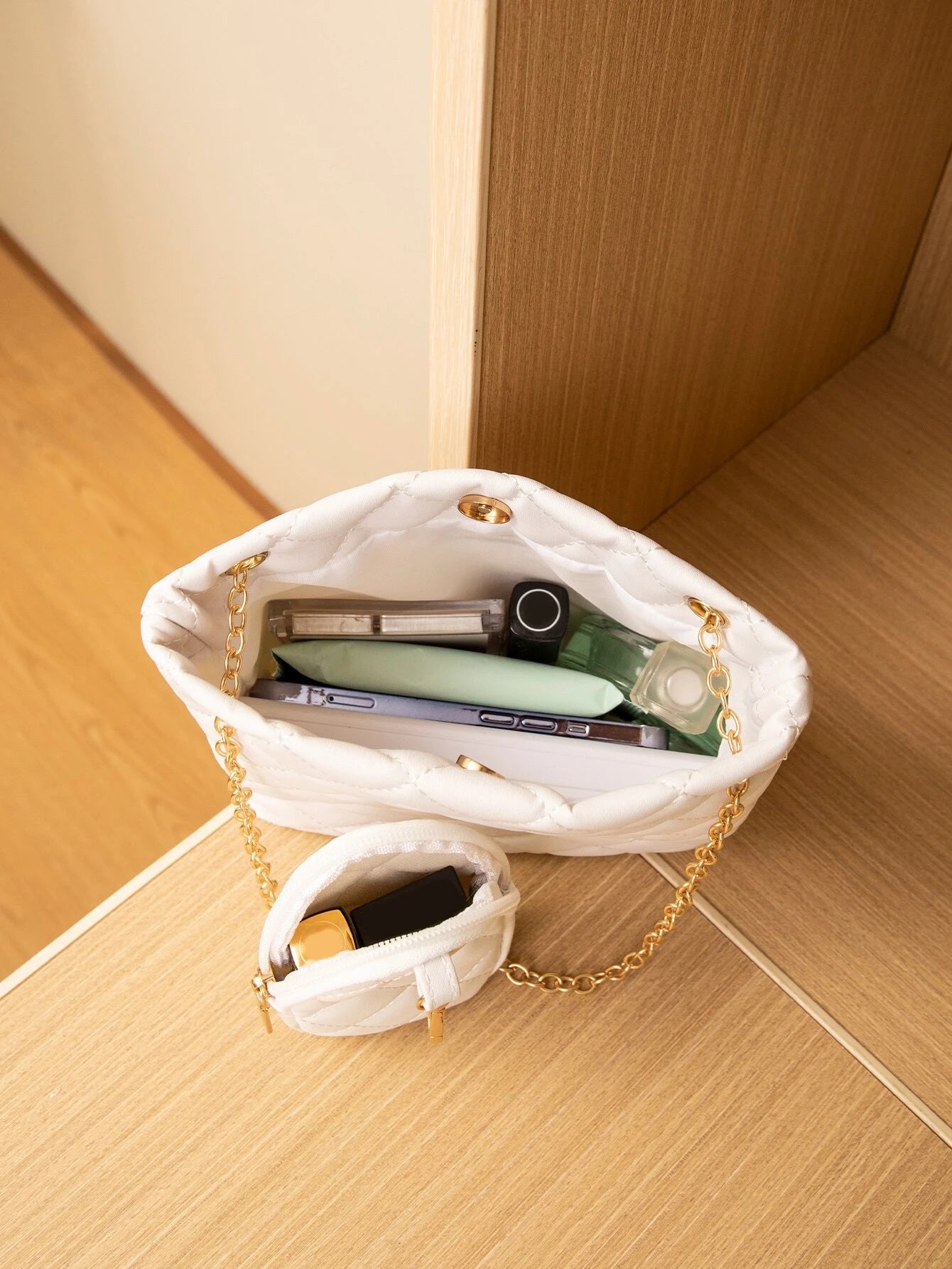 2Pcs Women'S Combo Bags Handbags Shoulder Bags Handbags Small Bags,School Bag Set,Portable,Classic Casual,Business Casual,For Teen Girls Women College Students,White-Collar Workers,College,Perfect for Office,Elementary School, School Bag with Pouch for Women