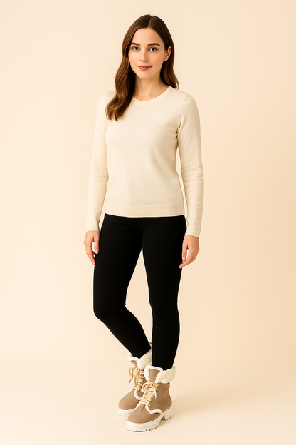 Sneeuwlaarzen Winter Nieuwe Vintage Dikke Zool