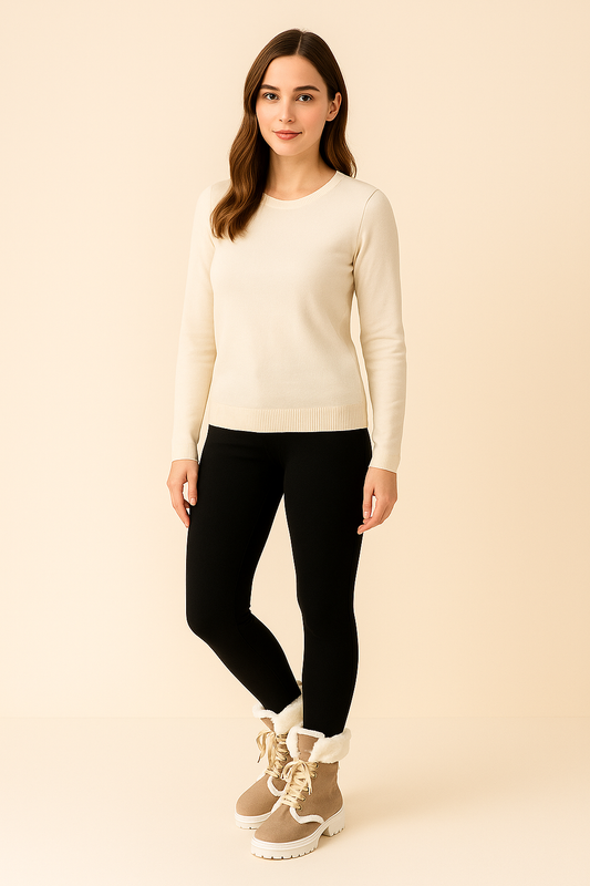 Sneeuwlaarzen Winter Nieuwe Vintage Dikke Zool