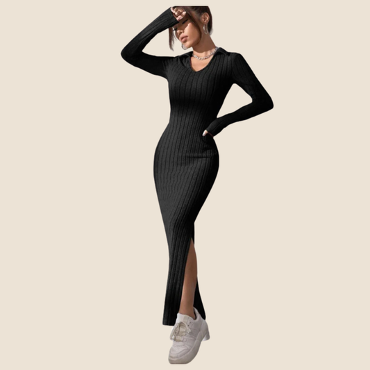 Warme geplisseerde stretch